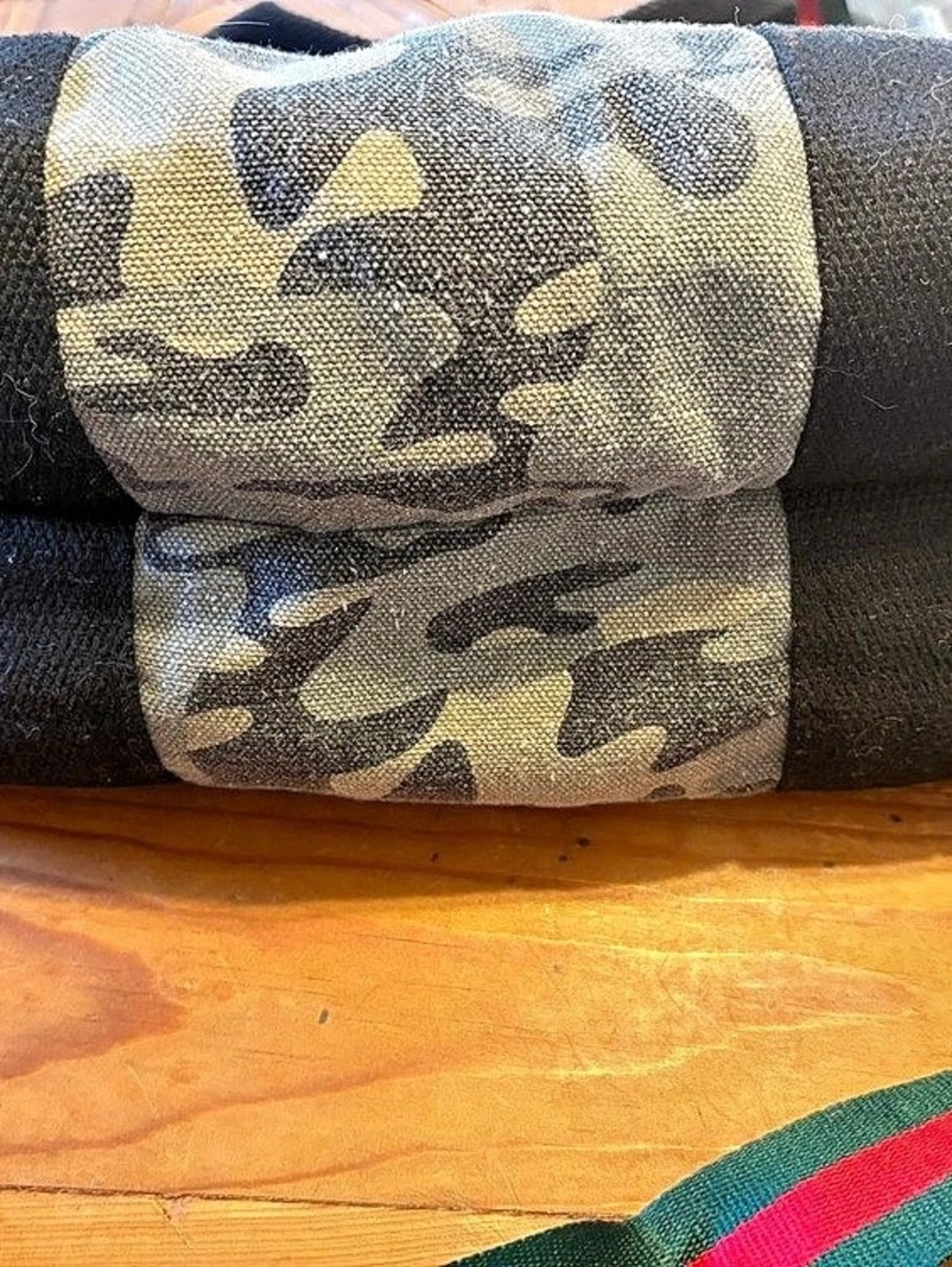 PS Camo Tote Bag in Green & Black - Picture 4 of 14